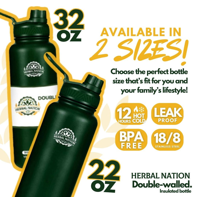 
                  
                    Herbal Nation Double-Walled Insulated Bottle
                  
                