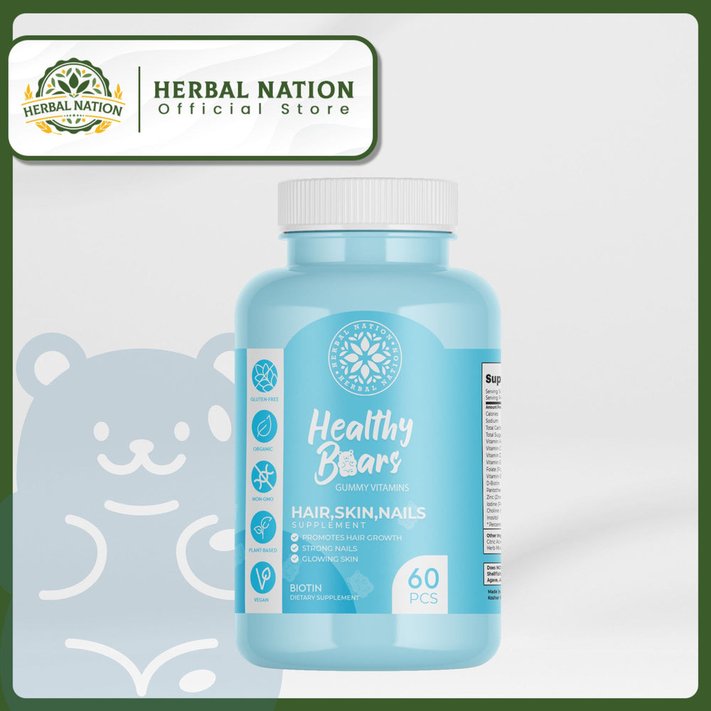 Healthy Bears Hair, Skin and Nails Biotin Gummies