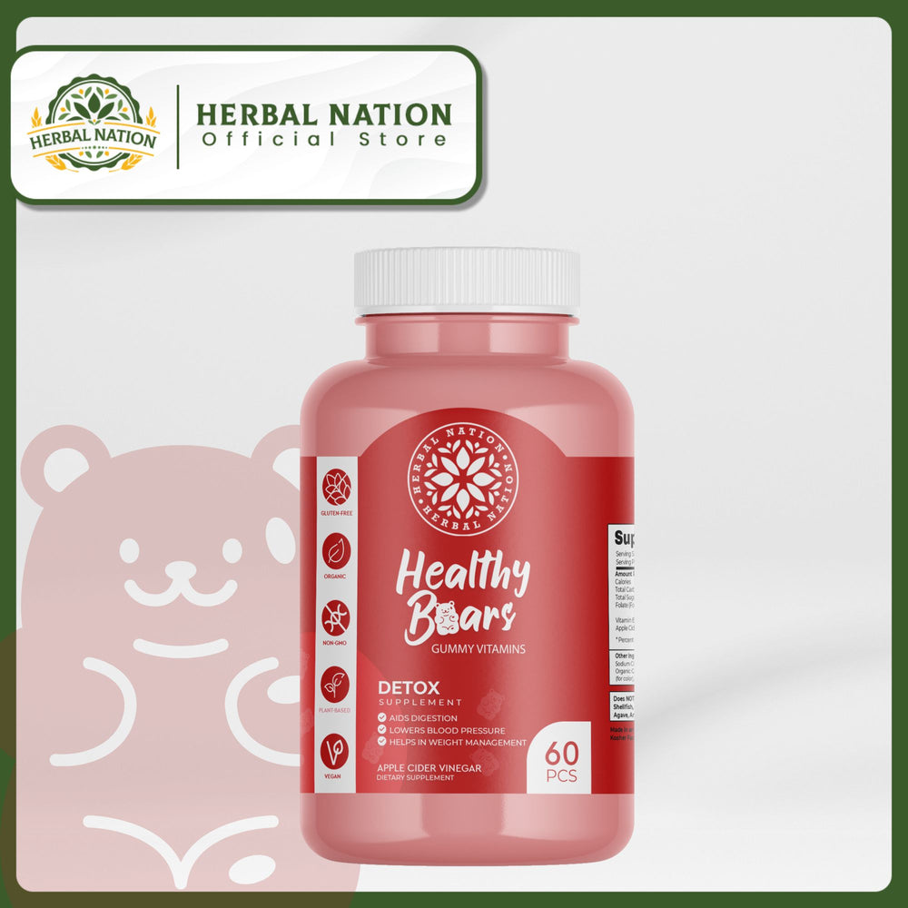 Healthy Bears Detox Apple Cider Gummy Bear Vitamins