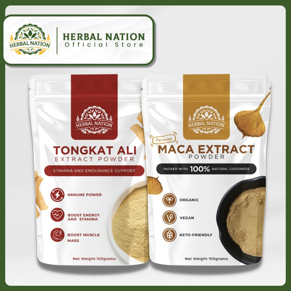 Herbal Nation Maca + Tongkat Ali Bundle – Energy & Stamina 2-in-1