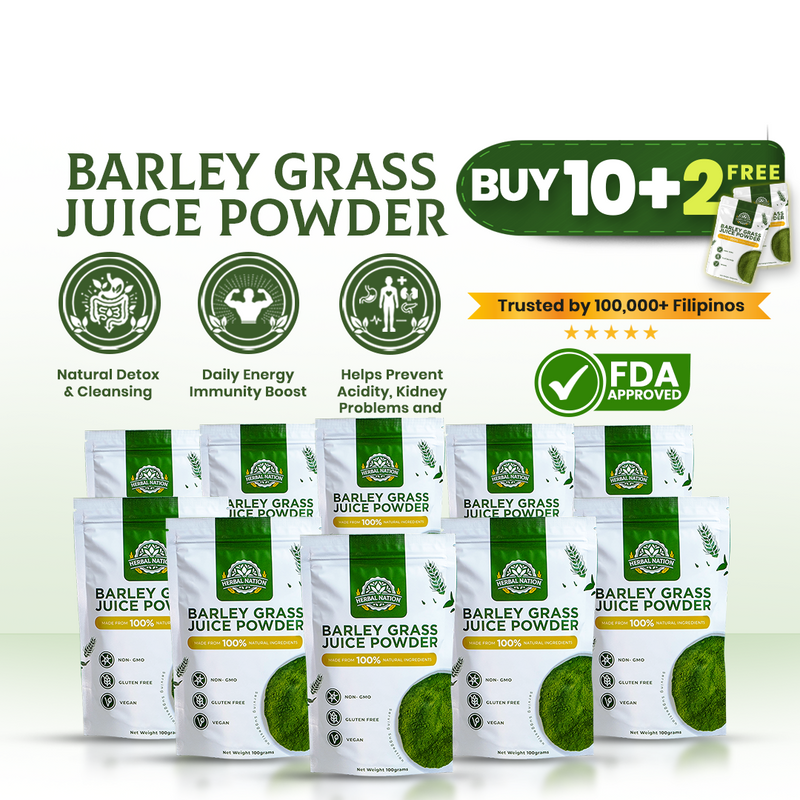 Buy 10 Get 2 FREE Herbal Nation Barley (Ultimate Best Value Package)