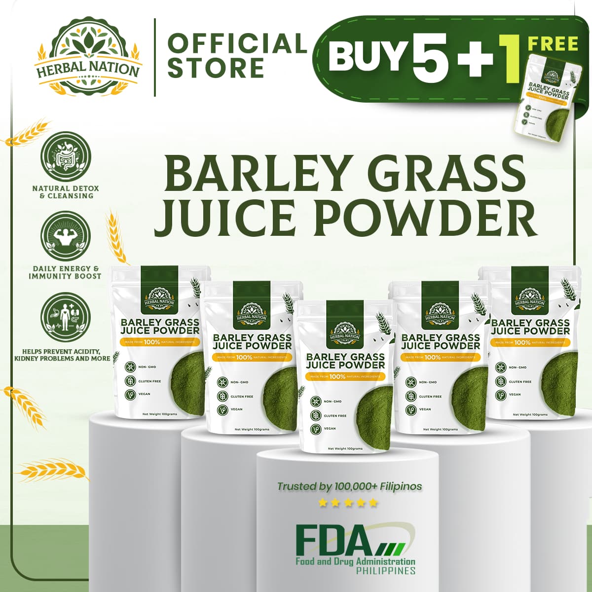 
                  
                    Herbal Nation Barley Grass Juice Powder
                  
                