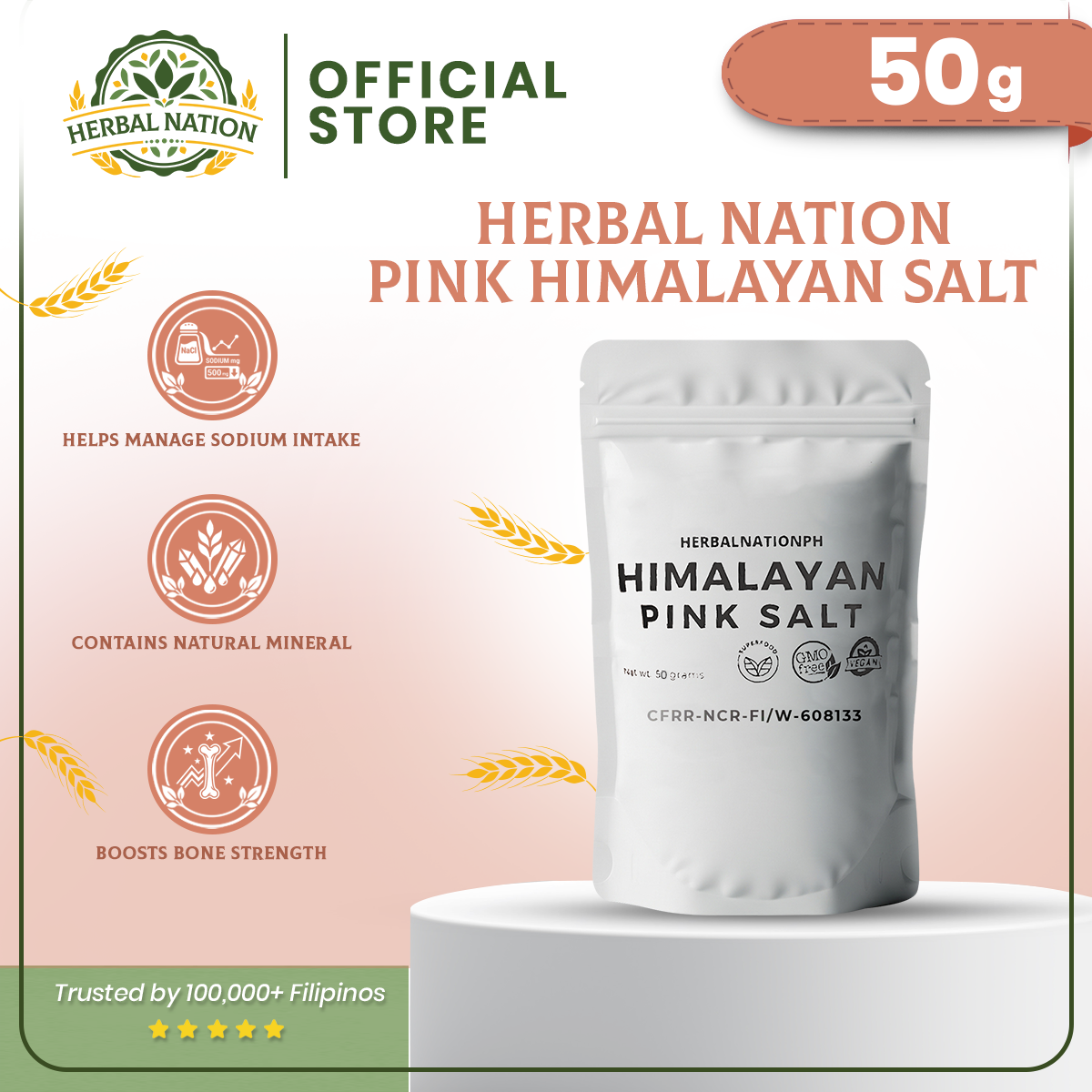 
                  
                    Herbal Nation Pink Himalayan Salt (from Pakistan) Low Carb/Keto
                  
                