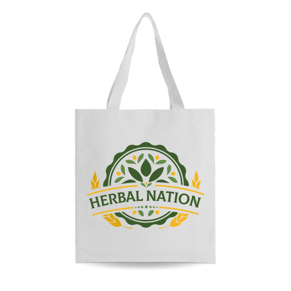 
                  
                    [LIMITED EDITION] Herbal Nation Canvas Tote Bag – 12x14 inches | Eco-Friendly Travel Bag
                  
                
