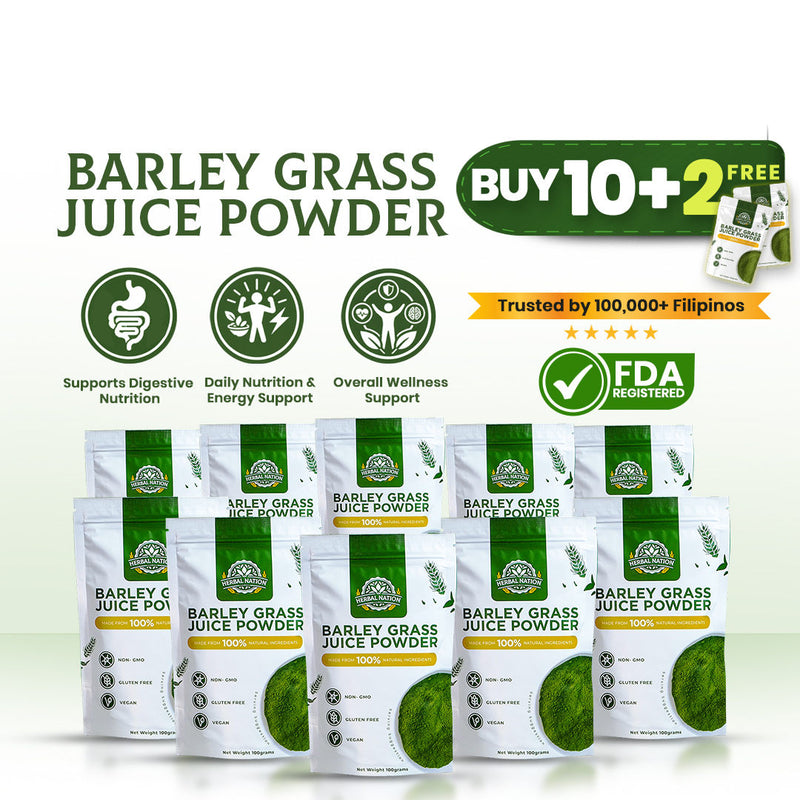 Buy 10 Get 2 FREE Herbal Nation Barley (Ultimate Best Value Package)