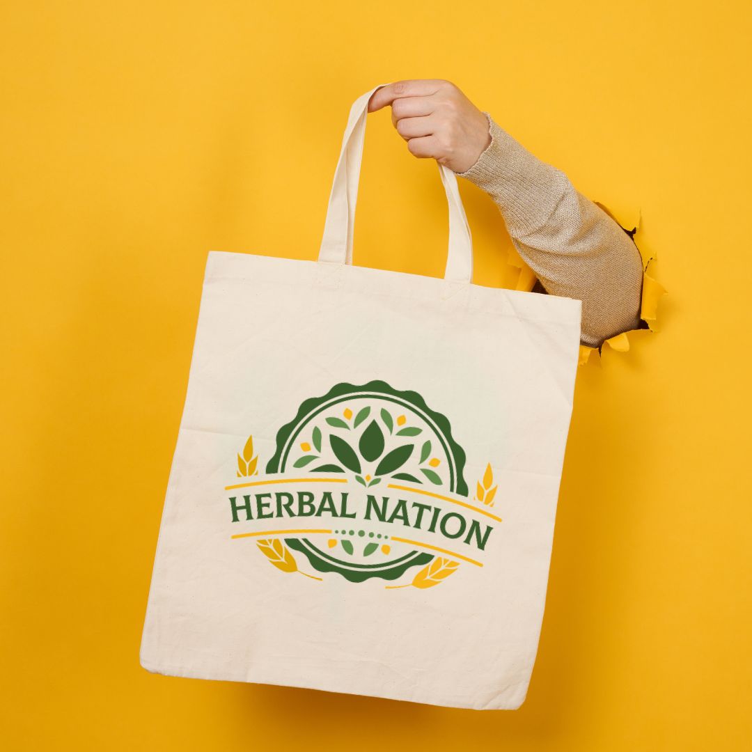 
                  
                    [LIMITED EDITION] Herbal Nation Canvas Tote Bag – 12x14 inches | Eco-Friendly Travel Bag
                  
                